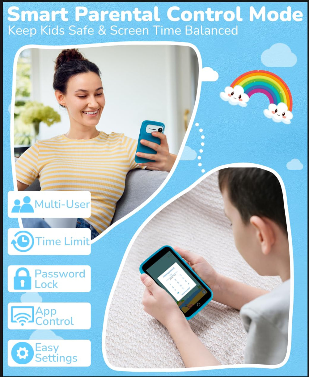 Rseaay kids phone rechargeable battery for all-day use