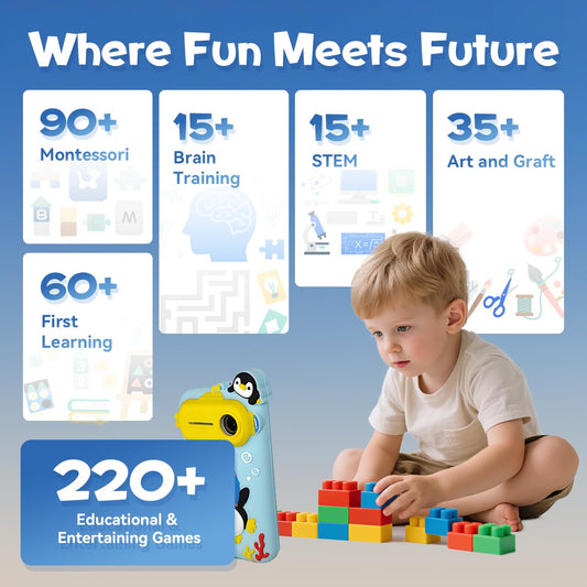 Rseaay kids smart phone 5mp camera with fun filters for creative photos.
