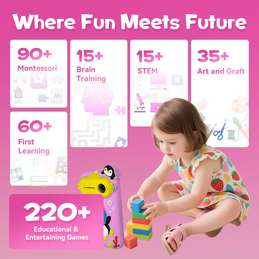 Rseaay Kids Smart Phone back view highlights durable design.