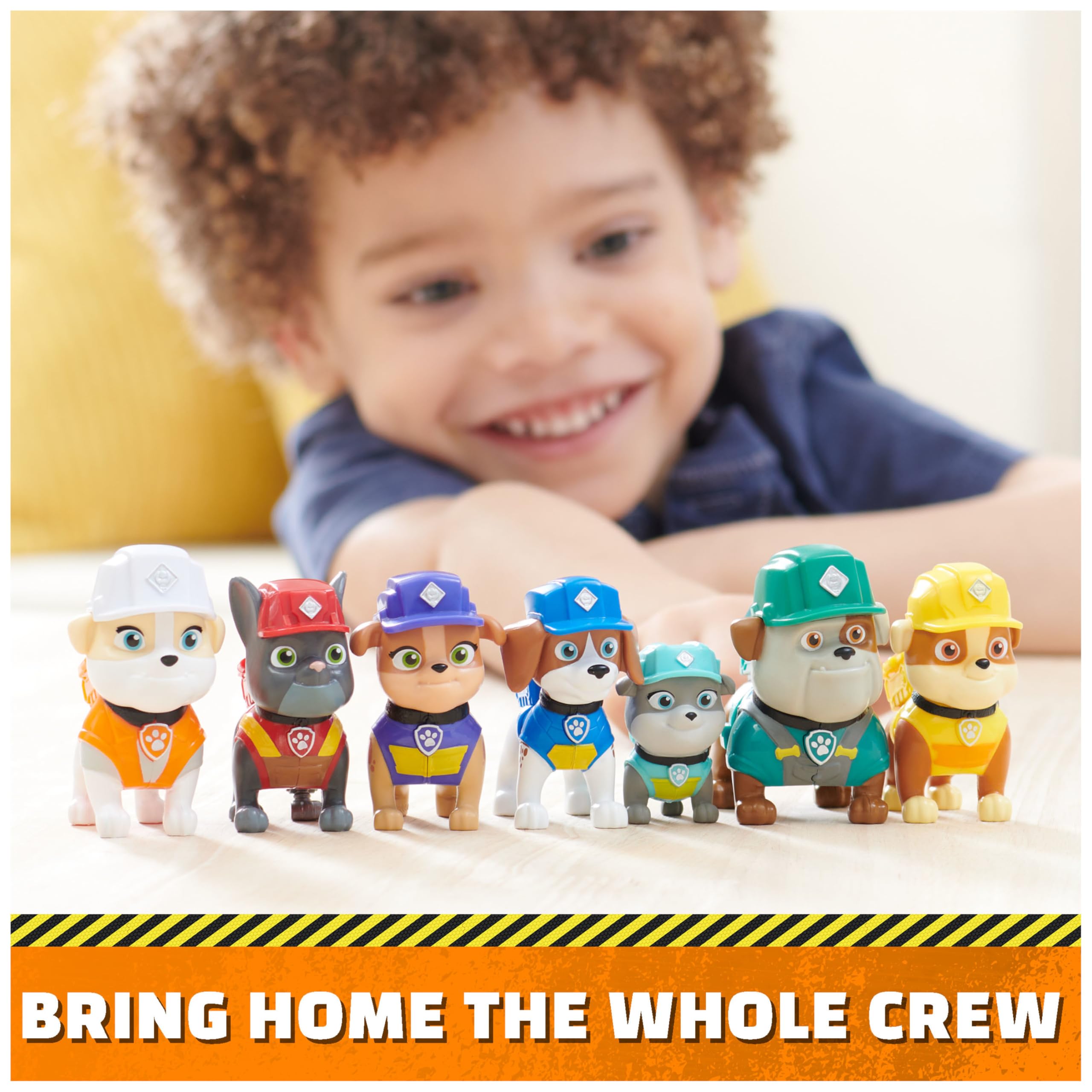 Rubble & Crew Auntie Crane figure for cooperative play and storytelling.