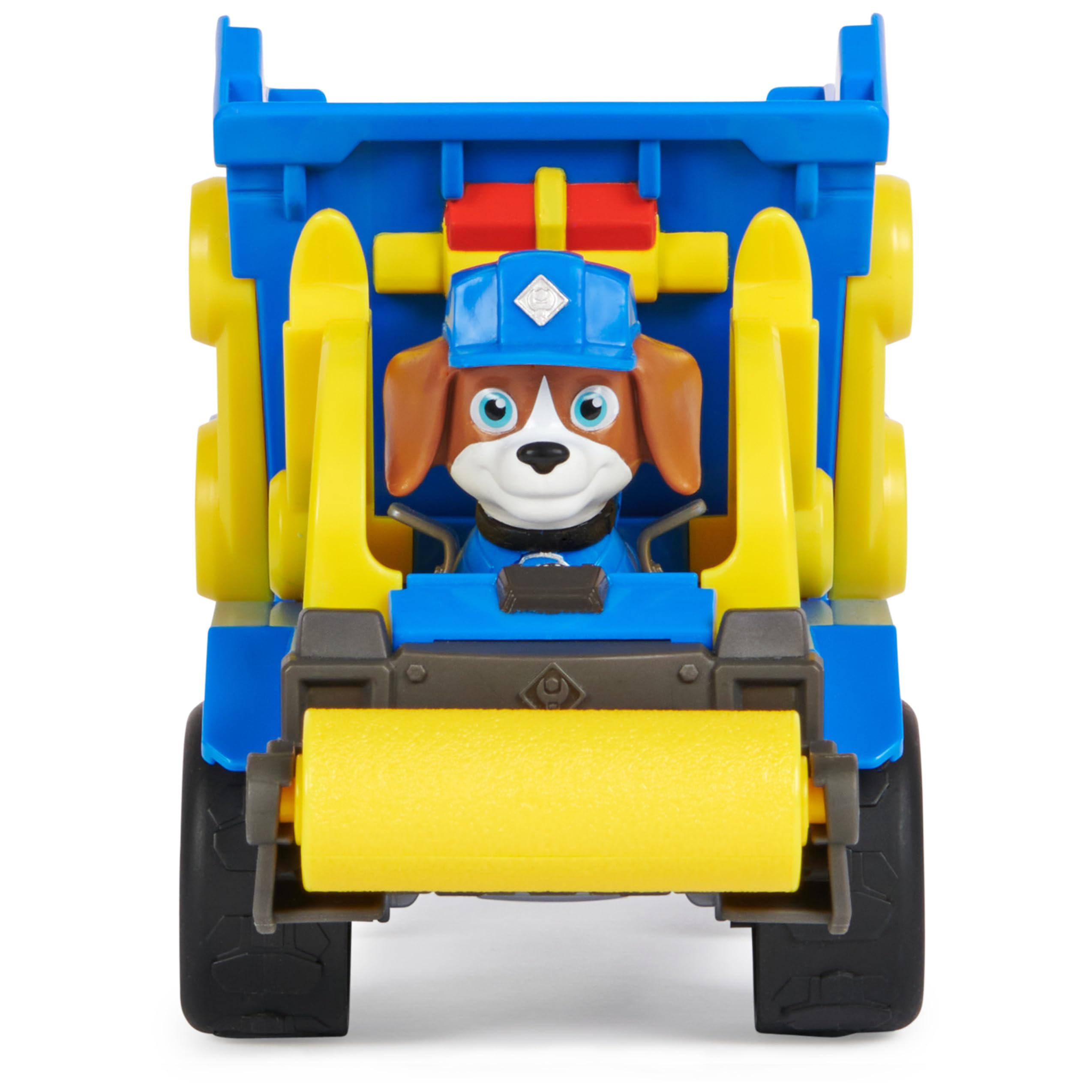 Rubble & Crew toy package includes vehicle and figure for ready play.