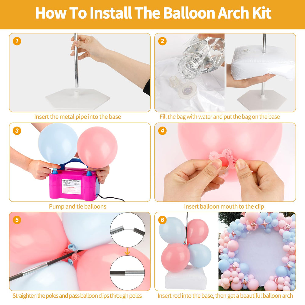 RUBFAC balloon clips pack keeps balloons secure and neat.