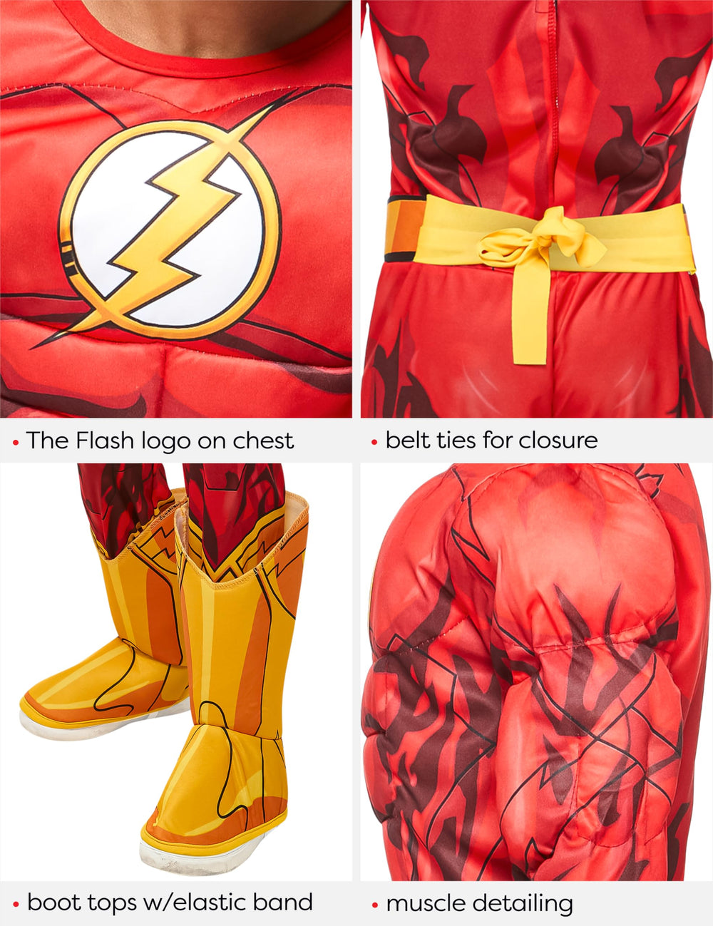 Rubies The Flash hook-and-loop closure enables easy on/off.