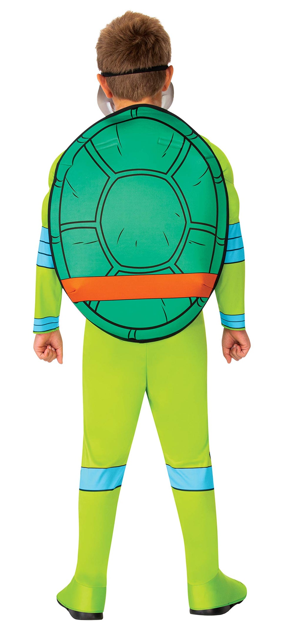 Rubies Leonardo costume back closure makes dressing fast and easy