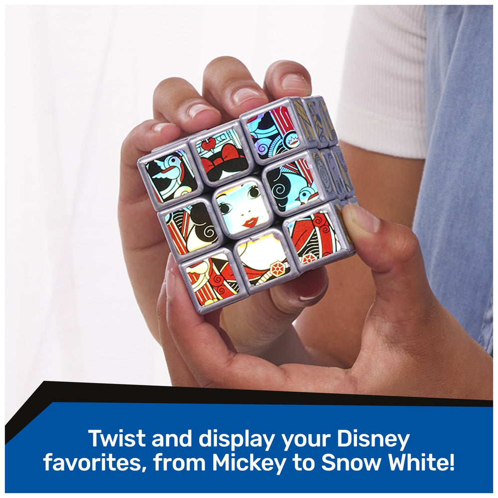 Rubik’s Disney100 Platinum Cube in packaging, gift-ready for puzzlers and Disney lovers.