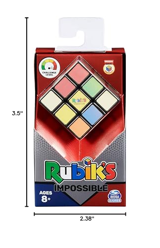 Rubik's Impossible Cube 3x3 gift idea for puzzle lovers aged eight and up.