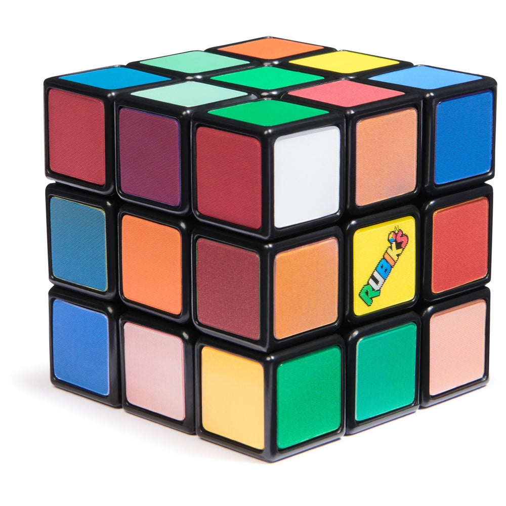 Rubik's Impossible Cube 3x3 compact handheld design for take-anywhere challenge.