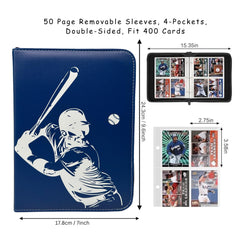rucher 4-pocket layout fits standard-sized trading cards and more