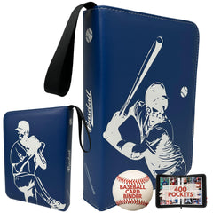 rucher blue binder keeps cards organized and easily accessible