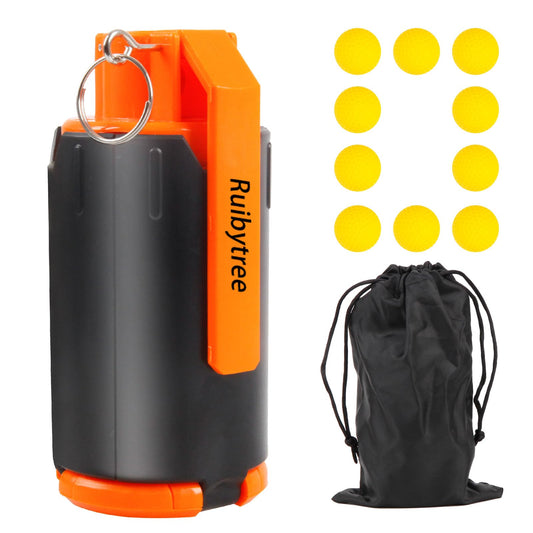 Ruibytree tactical plastic toy for CS Nerf battle in action, compact and ready for quick deployments.