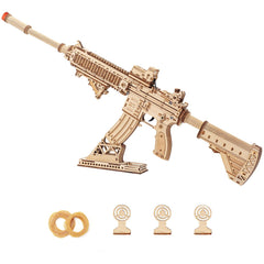 RUIFAM 3D puzzle gun assembly: precise laser-cut parts for satisfying build