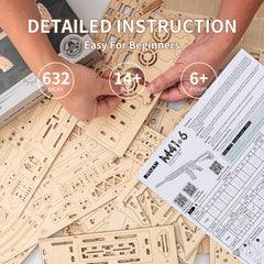 RUIFAM kit includes tools, wax, and sandpaper for smooth assembly