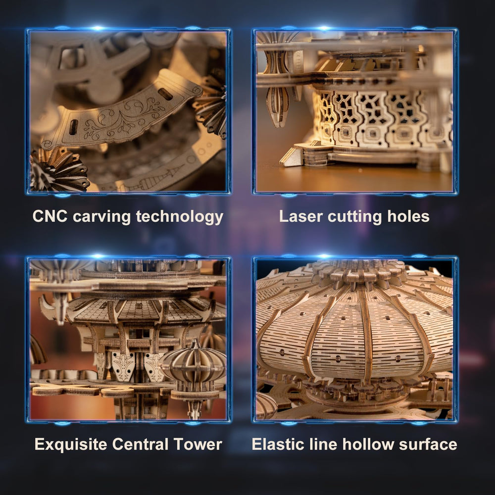 RUIFAM SkyCity laser-cut parts ensure precise fits