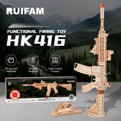 RUIFAM puzzle gun features two shooting modes for varied play