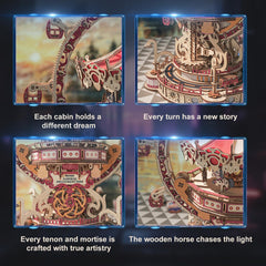 RUIFAM wooden puzzle desk decor adds refined art to any space.
