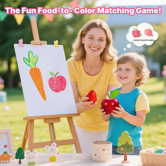 RuiHawk Easy-Grip Egg Shape crayons help small hands hold steady.