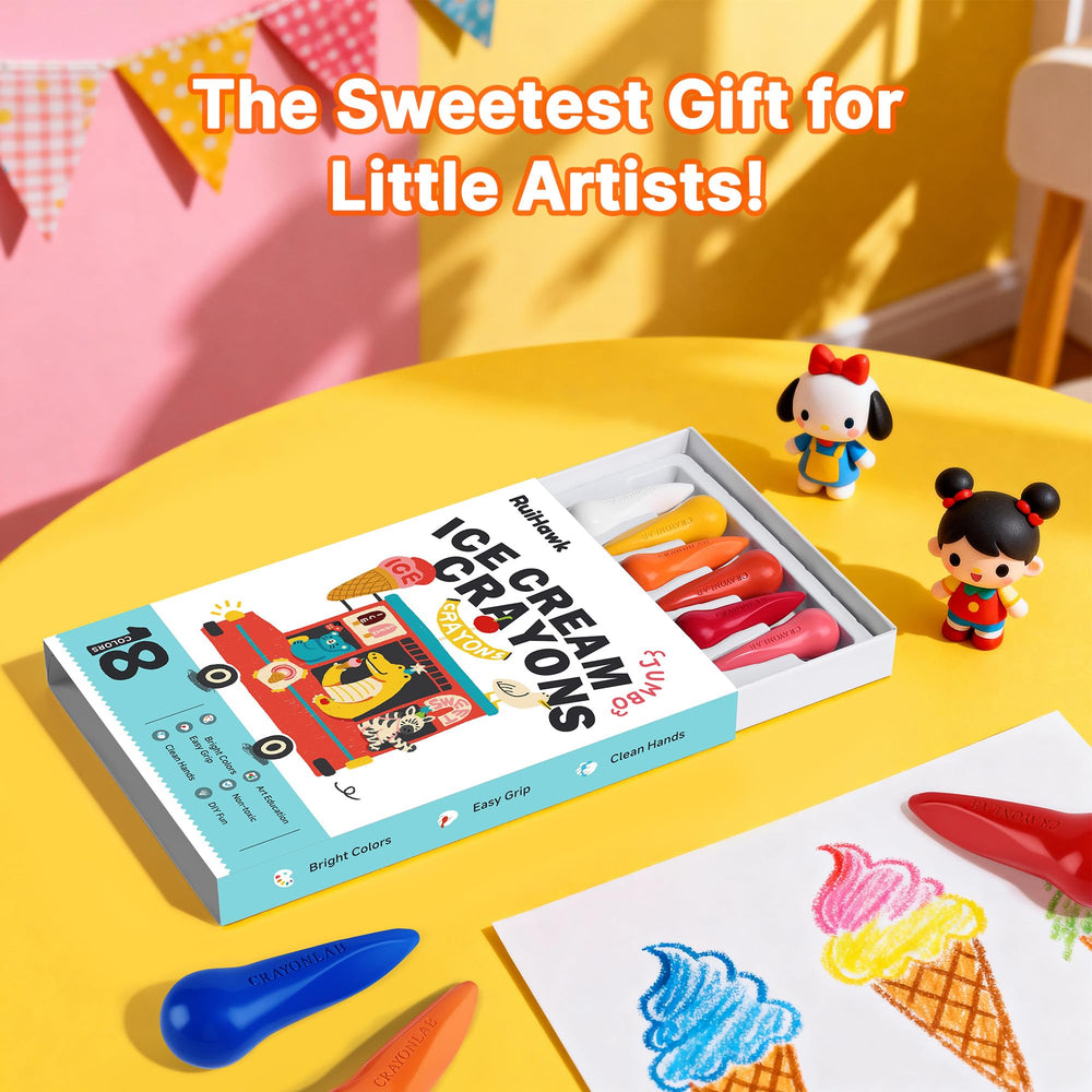 RuiHawk gift-ready toddler set, perfect for birthdays or stocking stuffers.