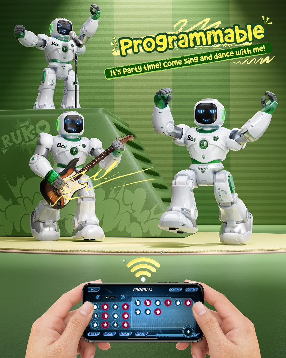 Ruko 1088 educational stem robot for hands-on learning and creativity
