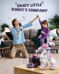 Ruko 6088 dancing robot rechargeable battery supports long play sessions.