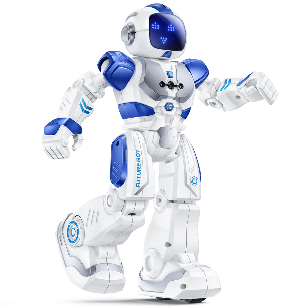 Ruko 6088 blue robot front view for interactive play and learning