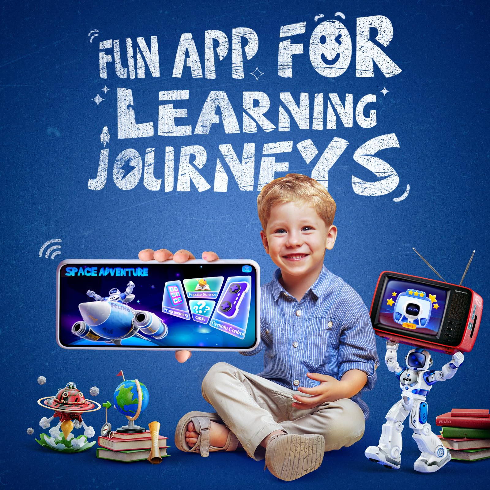 Ruko 6088 remote control mode promotes precise movement during pretend play