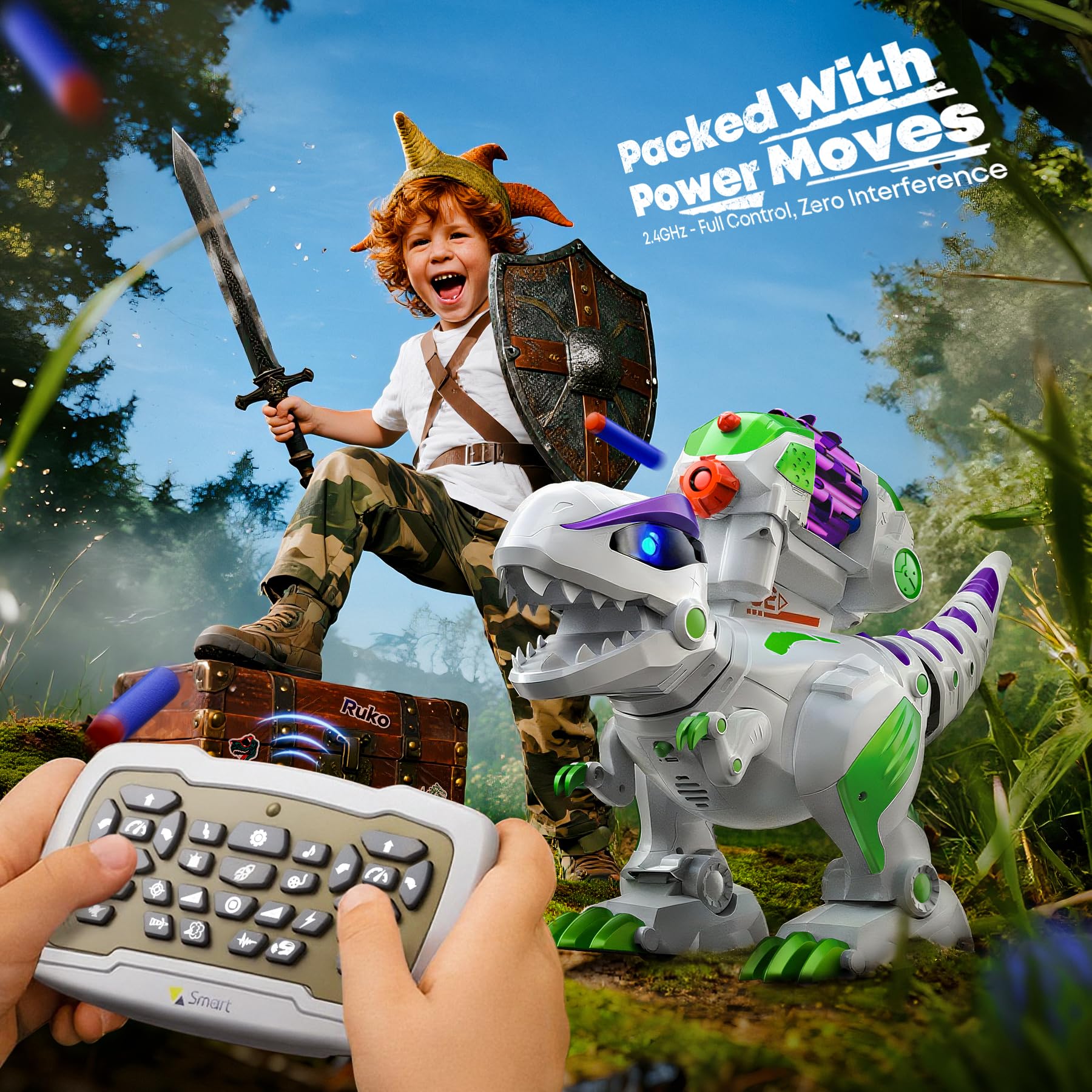 Ruko 8809 touch interaction brings Dino to life