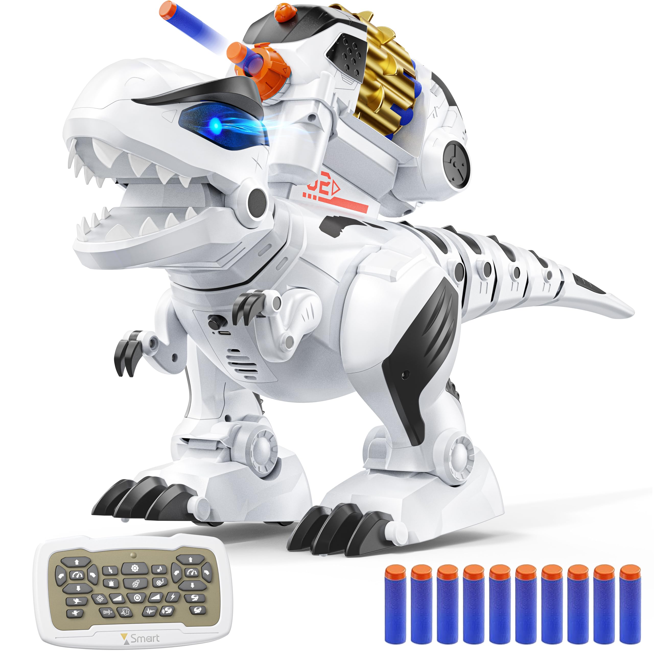 Ruko 8809 remote dinosaur in battle mode for interactive play