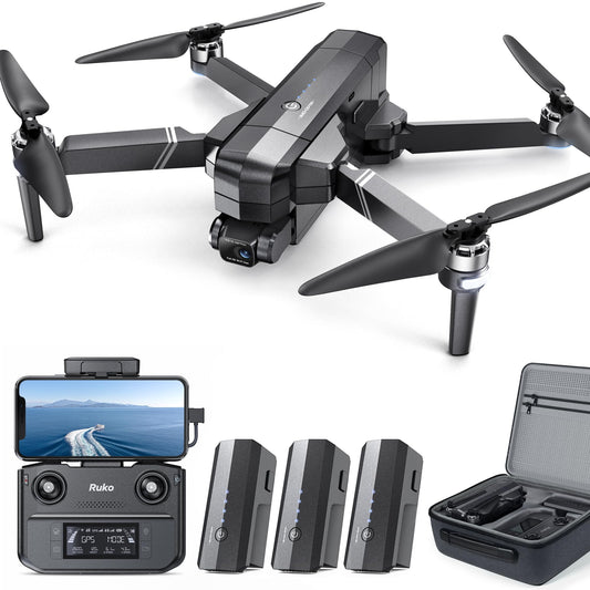 Ruko F11GIM2 drone with gimbal and 4K camera for crisp aerial footage.