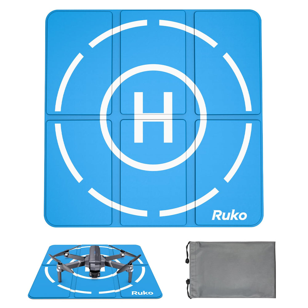Ruko H002 drone landing pad with 16.85-inch surface for stable takeoffs on any surface.