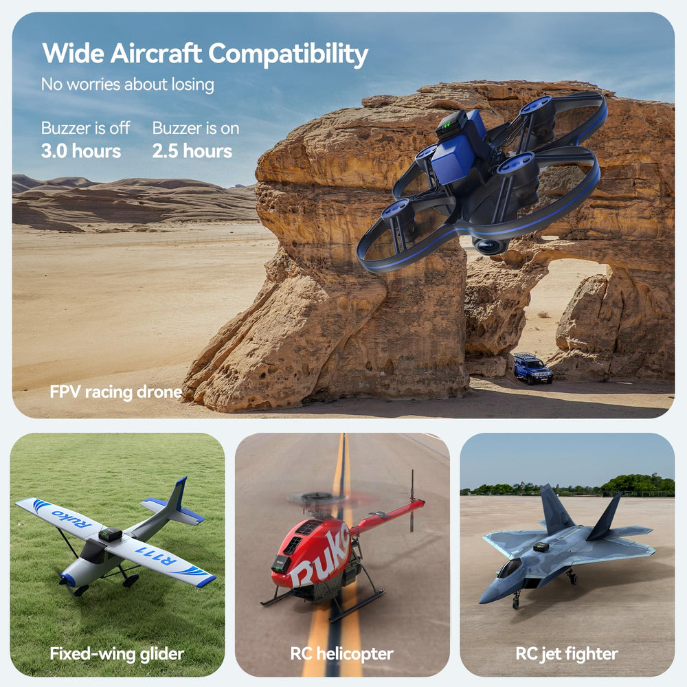 Ruko R111S compact design adds minimal weight to the drone.