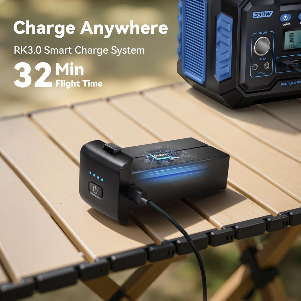 Ruko U11MINI 32-minute flight battery in action