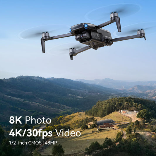 Ruko U11MINI in flight over a park capturing crisp 4K footage