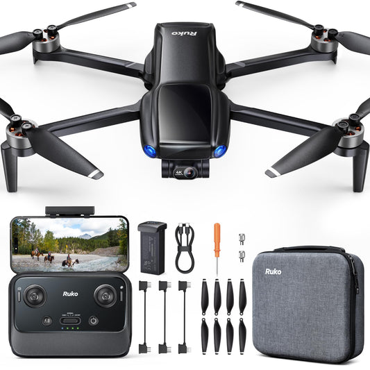 Ruko U11MINI 4K pocket drone held in hand for portability and quick aerials