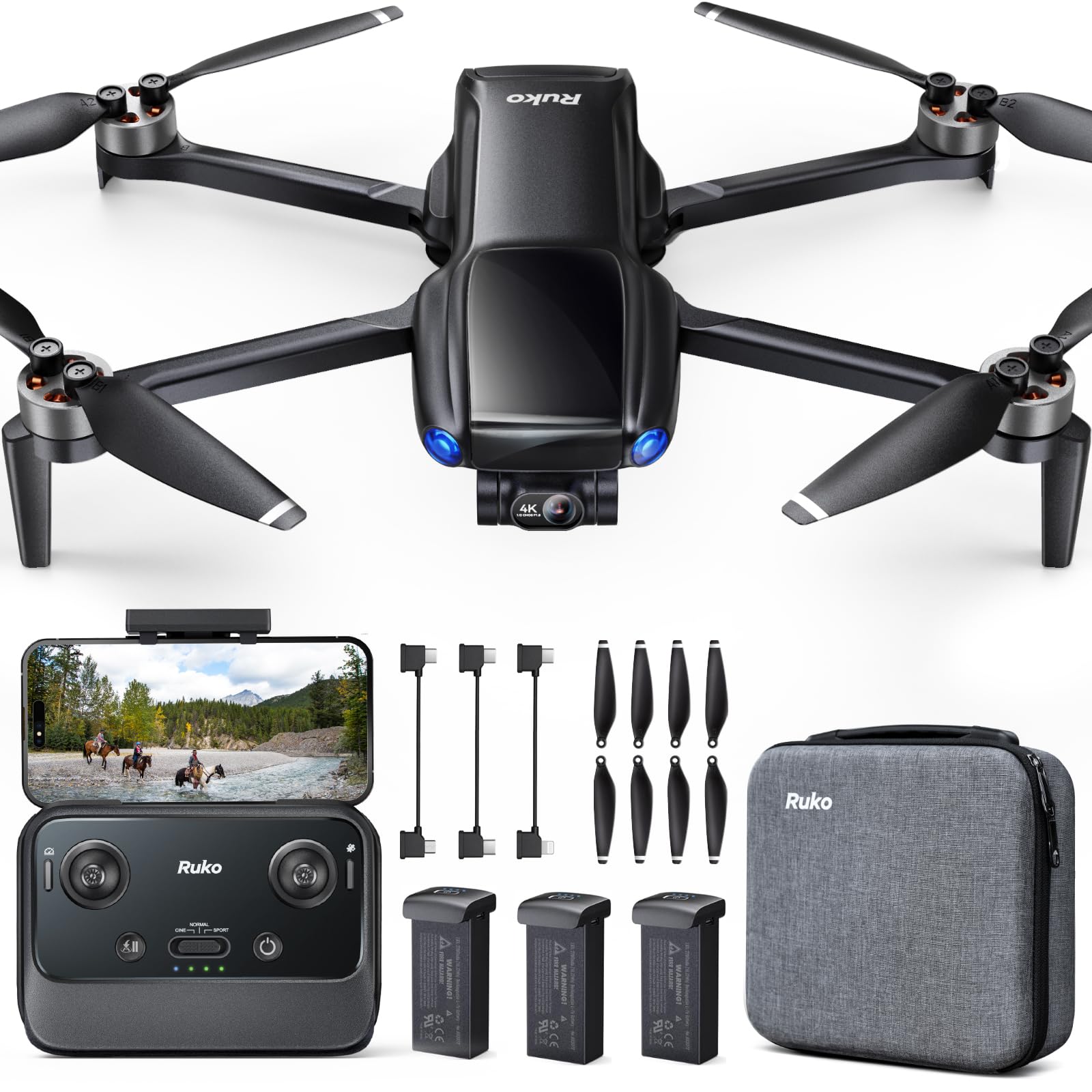 Ruko U11MINI pocket drone ready for travel and quick aerials.