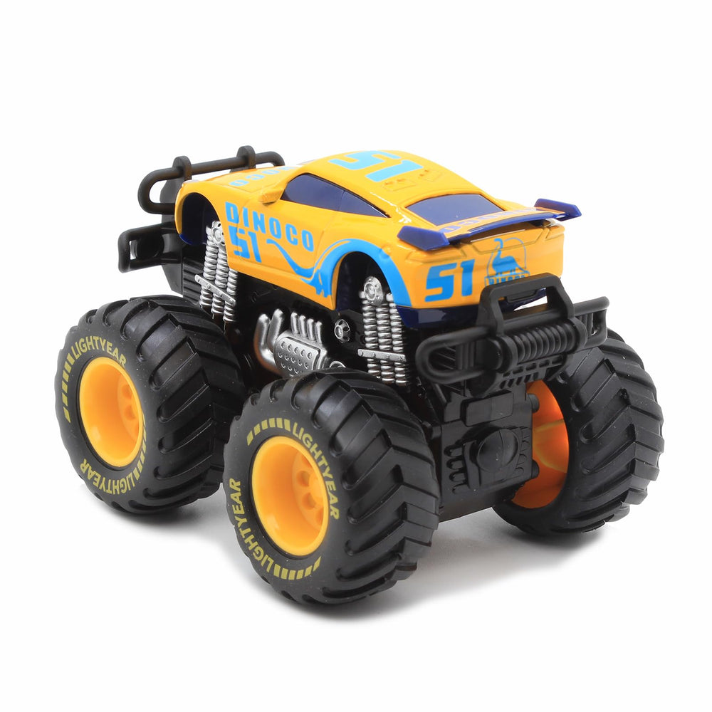RULBAMN 4-pack movie car set image emphasizing big-wheel design
