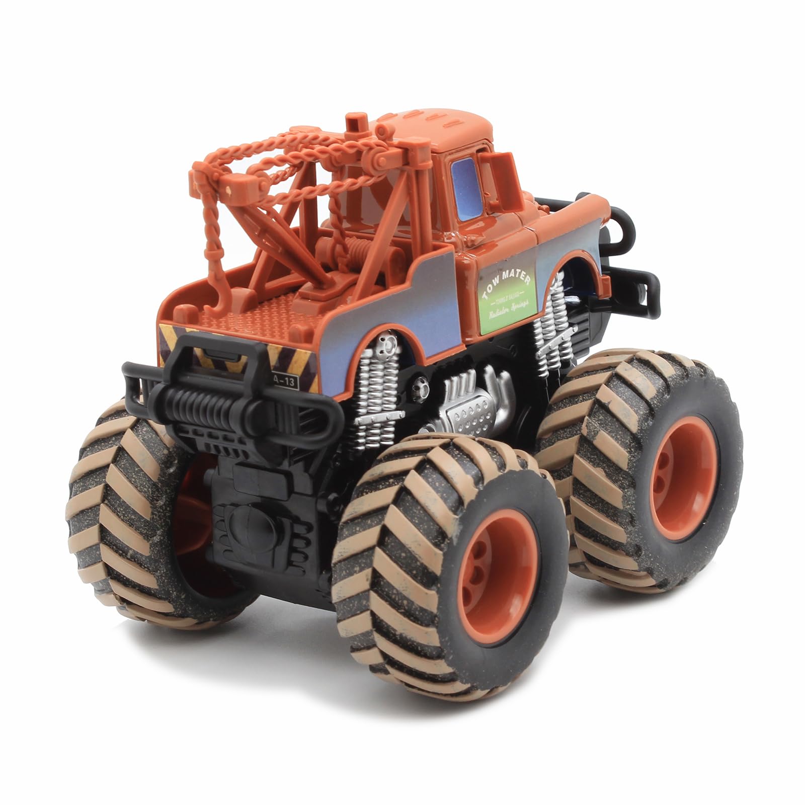 RULBAMN Jackson Storm toy car close-up highlighting sturdy chassis
