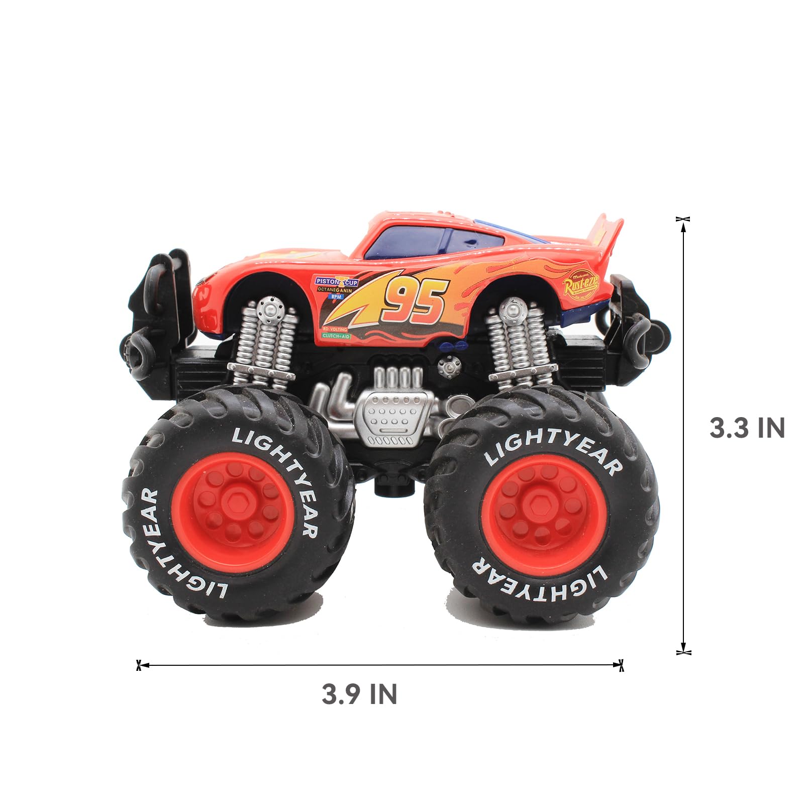 RULBAMN wheels and chassis detail for smooth rolling play