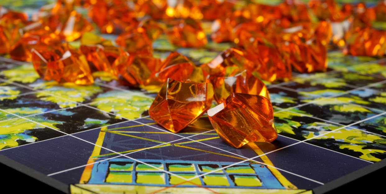 Runaway Parade Games Fire Tower custom meeples boost tactile gameplay.