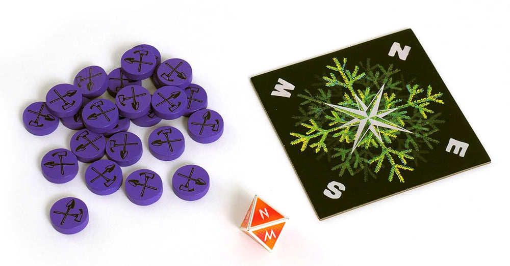 Runaway Parade Games Fire Tower firebreak tokens for clear defense planning.