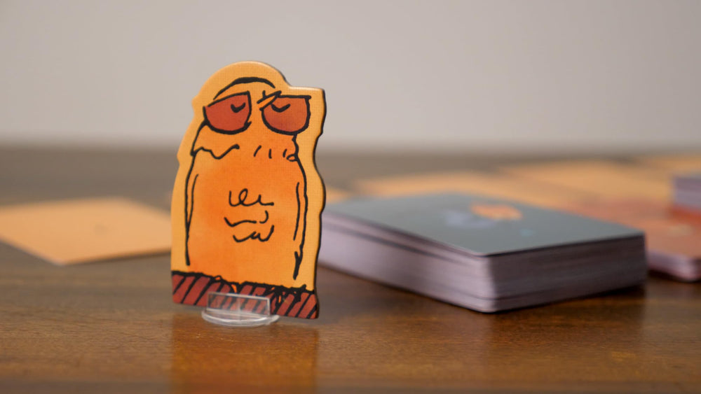 Runaway Parade Smug Owls card game supports up to 15 players for gatherings.