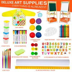 Rundad Kids Easel storage tray and bags for organization