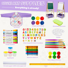 Rundad toddler art easel fosters early creativity and safe drawing experiences