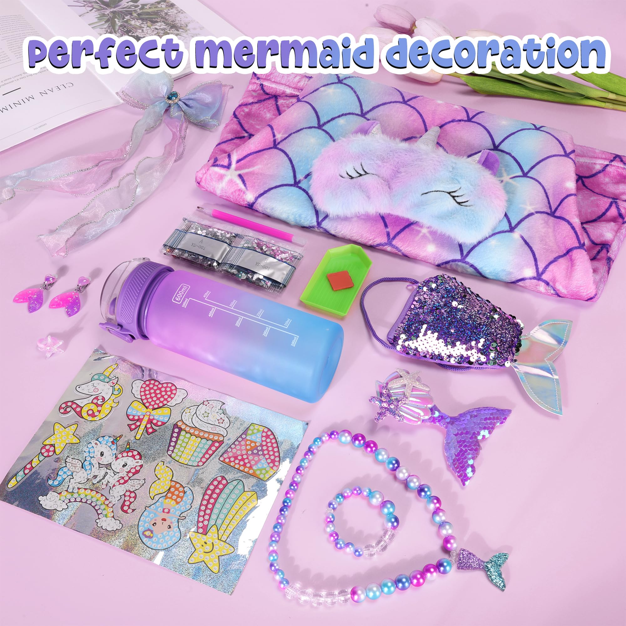 Runeaoys Gift Pack provides a complete mermaid toy experience for birthdays