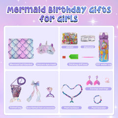 Runeaoys Mermaid Jewelry Set adds sparkly accessories for pretend-play outfits
