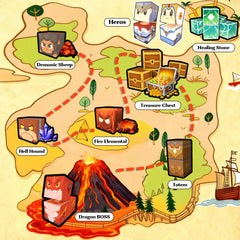 Rurvale monsters and adventure elements with magnetic blocks spark storytelling.