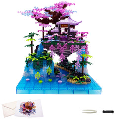 RUUQRUU Cherry Blossom Bonsai Tree Assembly for a satisfying build and decorative result.