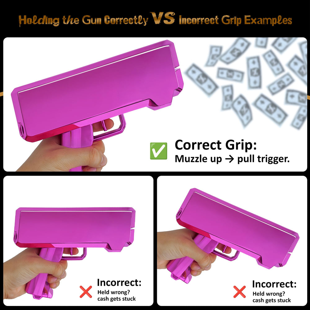 RUVINCE Money Gun used in party scene, cinematic prop effect