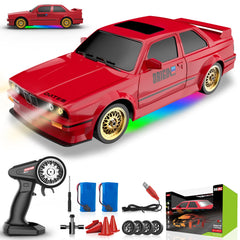 Ruxrcni 1:16 RC drift car in action on a smooth surface for precise drifting.
