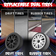 Ruxrcni RC drift car modular battery packs extend playtime