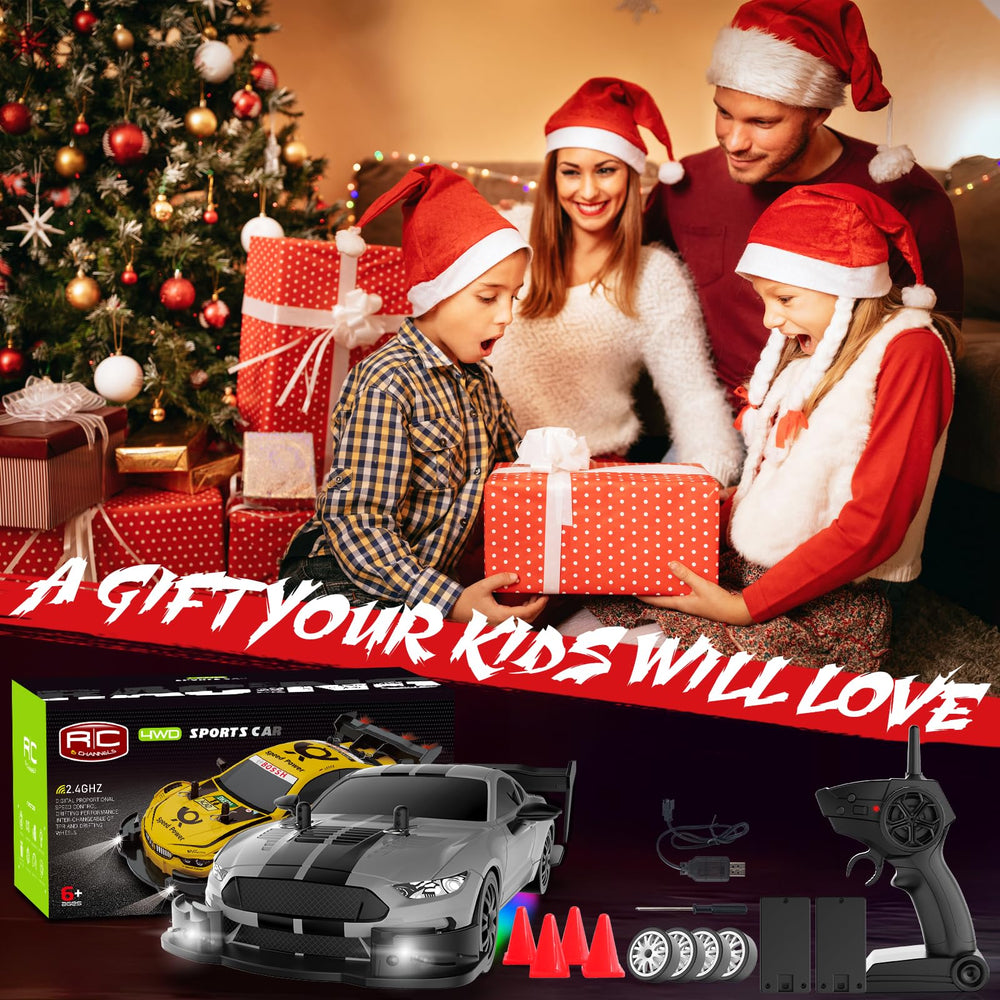 Ruxrcni RC drift car drift tires enable smooth U-turns and spins